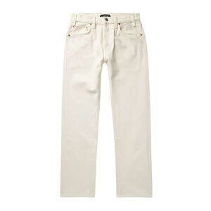 Cherry LA Slim Fit Straight Leg Jeans in Cream